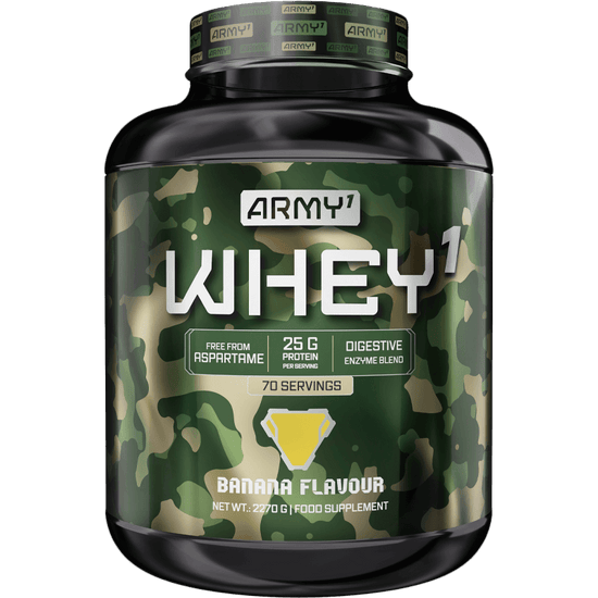 ARMY1 Whey 1 Banana 908g – embalagem