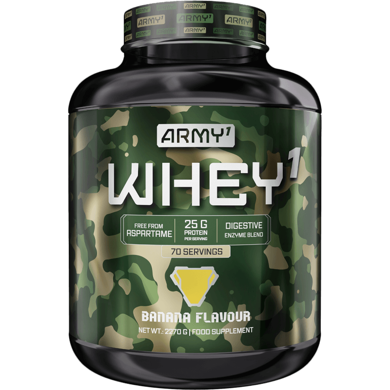 ARMY1 Whey 1 Banana 908g – embalagem